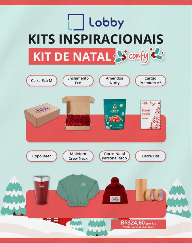 Kits para o fim de ano: 5 ideias para surpreender colaboradores e clientes, motivar a equipe e criar momentos inesquecíveis!